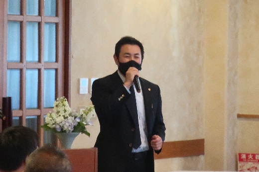 福應青年副会長挨拶
