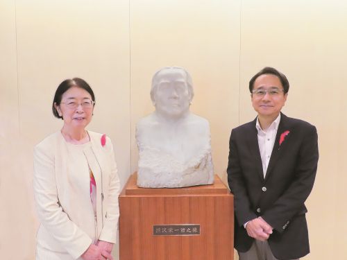 副会長との写真