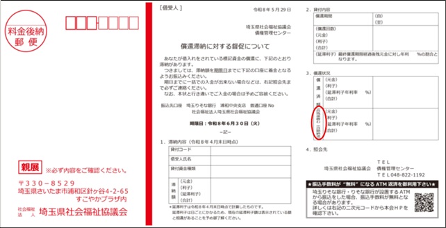督促状
